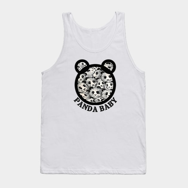 Panda Baby Panda Bear Tank Top by ArtisticEnvironments